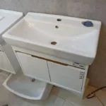 فول ست روشویی آنتیک سفید و مشکی 62 در 37 سانت