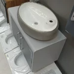 فول ست روشویی پیزا طوسی 80 در 42 سانت
