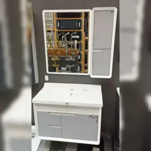 فول ست روشویی تانیا 80 سفید طوسی