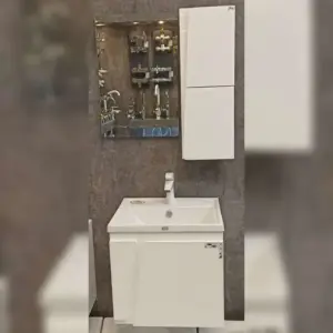 فول ست روشویی آلفا 52 در 42 سفید براق