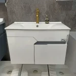 فول ست روشویی دافنه سفید ۷۰ در ۴۰ سانت