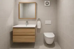 جلوگیری از بخار آینه به کمک فن یا هواکش 