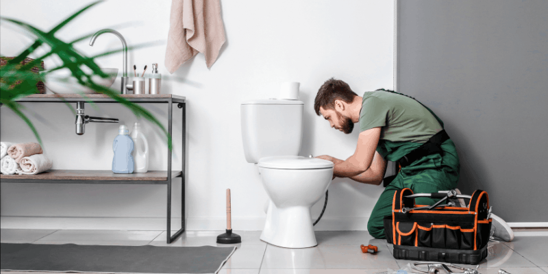 ترازبندی و بررسی کف سرویس بهداشتی