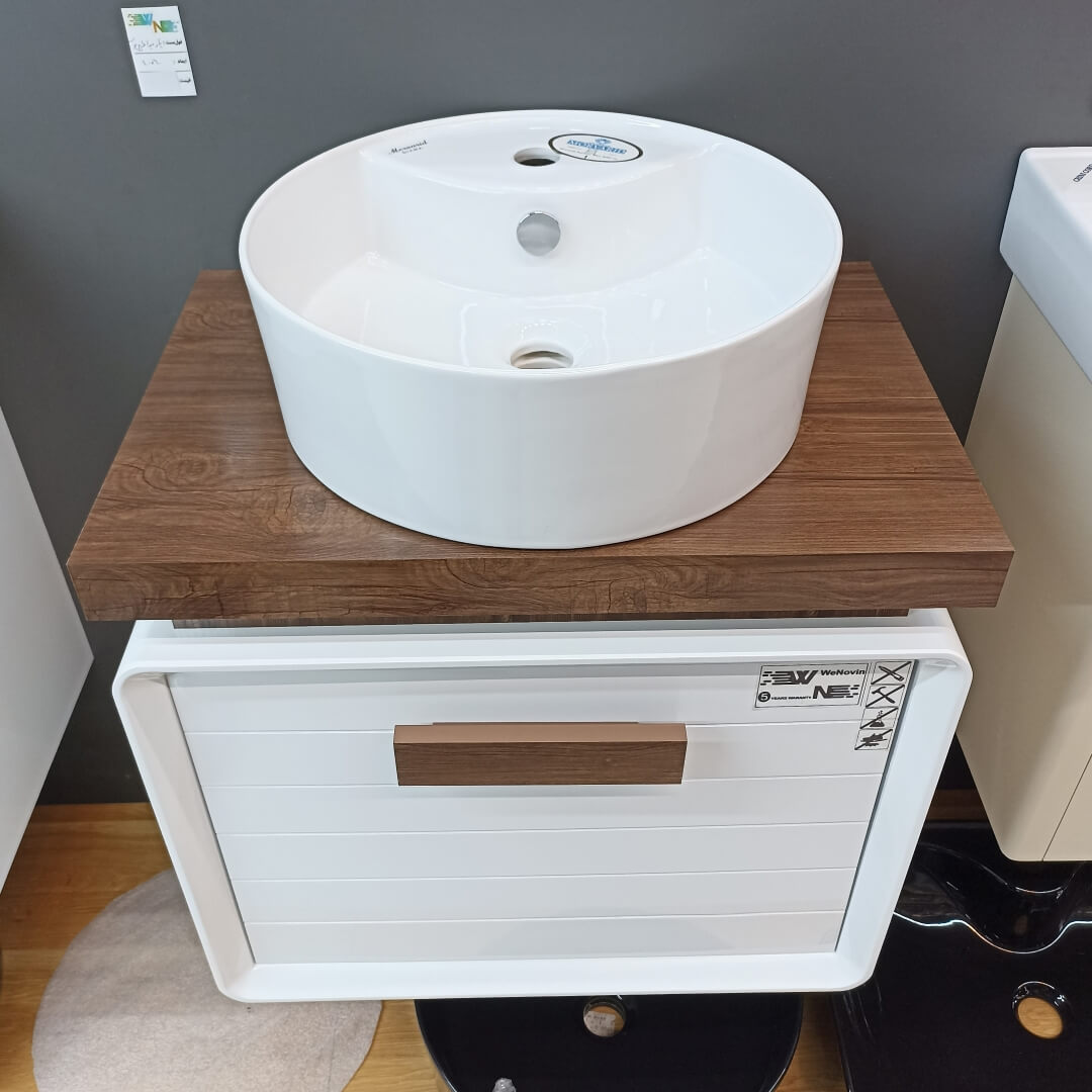 تصویر محصول روشویی کابینتی پارمیدا ۶۰ طرح چوب