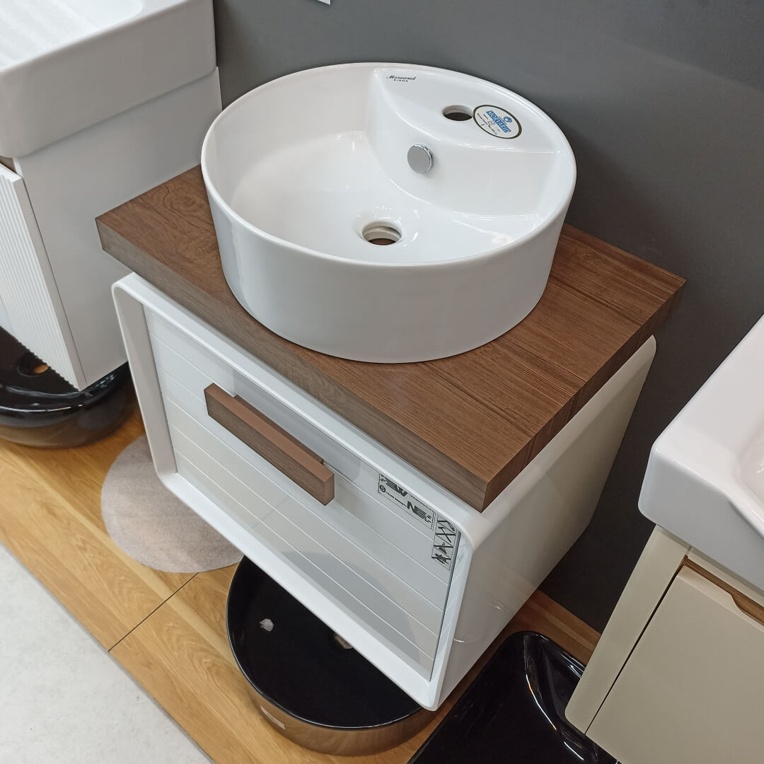 تصویر محصول روشویی کابینتی پارمیدا ۶۰ طرح چوب