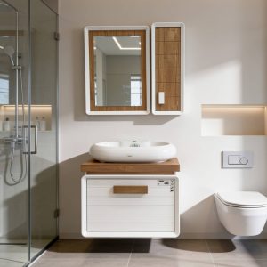 تصویر اصلی محصول روشویی کابینتی پارمیدا ۶۰ طرح چوب